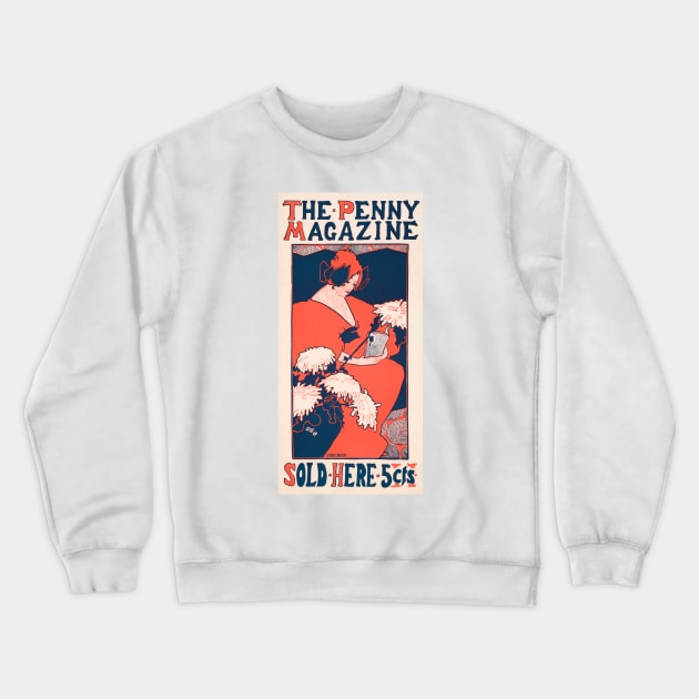 The Penny Magazine (1896) Crewneck Sweatshirt by WAITE-SMITH VINTAGE ART